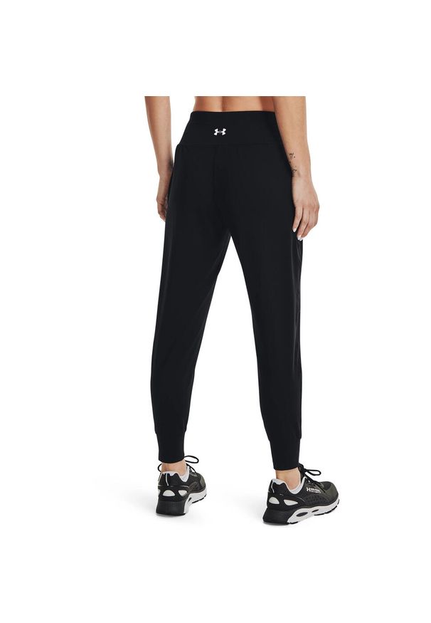 Spodnie Under Armour Meridian, Kobiety. Kolor: czarny. Materiał: dresówka