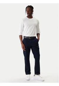 TOMMY HILFIGER - Tommy Hilfiger Chinosy Denton Essential MW0MW40262 Granatowy Straight Fit. Kolor: niebieski. Materiał: bawełna #4