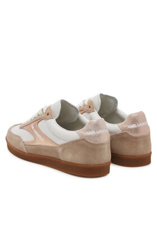Karl Lagerfeld - KARL LAGERFELD Sneakersy KL63855 Różowy. Kolor: różowy. Materiał: zamsz, skóra