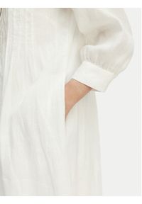 Luisa Spagnoli Sukienka koszulowa Parisi 543104 Kremowy Regular Fit. Kolor: kremowy. Typ sukienki: koszulowe #4