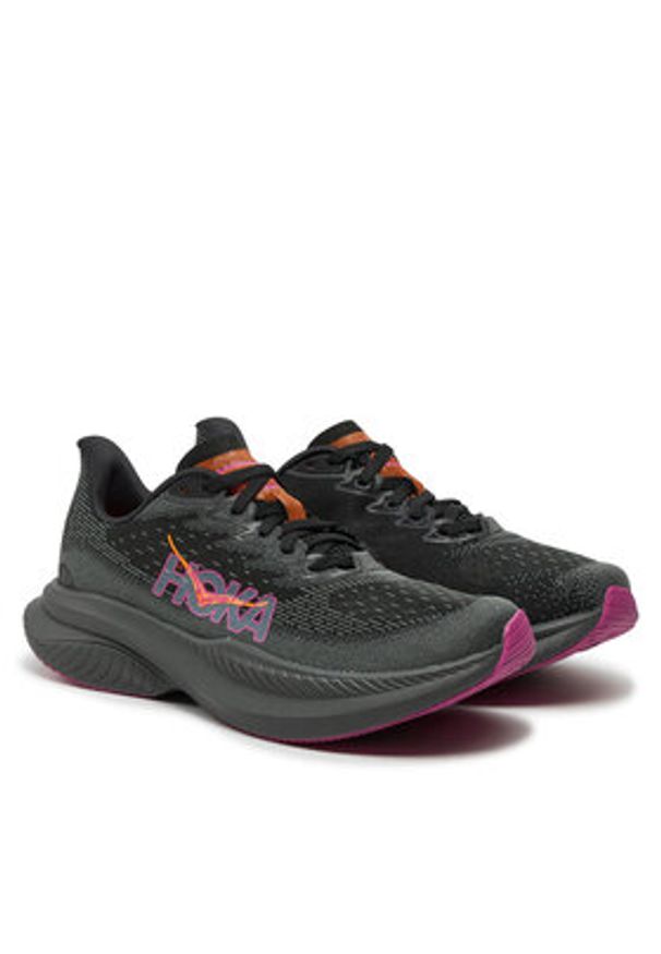 HOKA - Hoka Buty do biegania Mach 6 1147810 Czarny. Kolor: czarny. Materiał: materiał