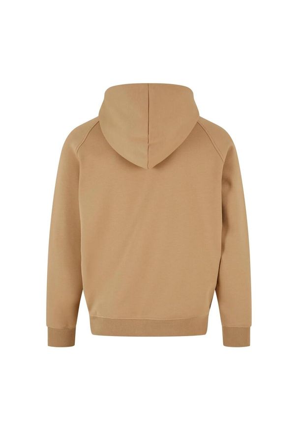 Urban Classics - Bluza Męska Cosy Raglan Hoodie. Kolor: beżowy. Długość rękawa: raglanowy rękaw