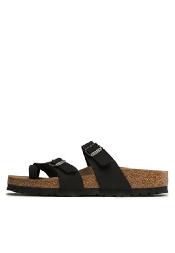 Birkenstock Japonki Mayari Birko-Flor 1021231 Czarny. Kolor: czarny. Materiał: syntetyk