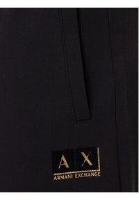 Armani Exchange Spodnie dresowe XM001886 AF10818 MC004 Czarny Slim Fit. Kolor: czarny. Materiał: bawełna