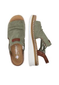 Rieker Sandały CEO-V1261-52 Zielony. Kolor: zielony. Materiał: syntetyk #2