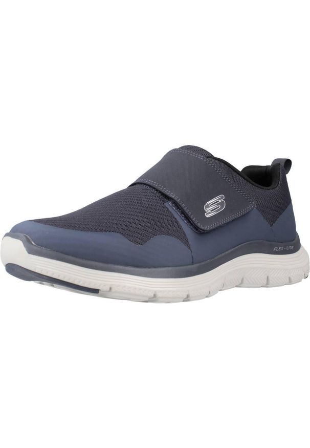 skechers - Tenisówki Skechers Model Flex Advantage 4.0 Kolor Szary. Kolor: szary. Materiał: tkanina