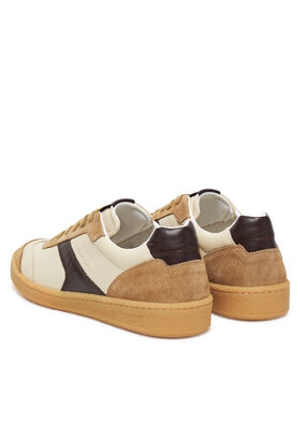 Marc O'Polo Sneakersy 507 26263501 100 Beżowy. Kolor: beżowy. Materiał: skóra