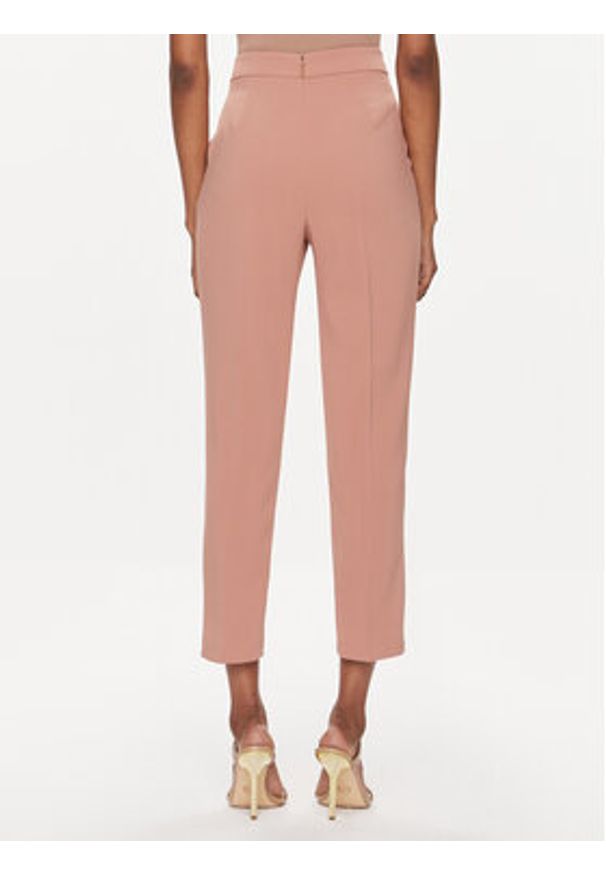 Pinko Spodnie materiałowe 102861 7624 Brązowy Regular Fit. Kolor: brązowy. Materiał: syntetyk