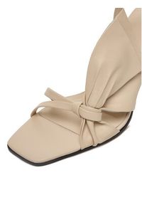 Gino Rossi - GINO ROSSI Sandały EO-LT23-310 Beżowy. Kolor: beżowy. Materiał: skóra #7