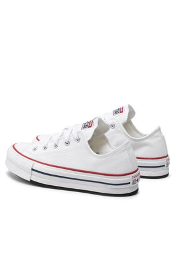 Converse Trampki Chuck Taylor All Star Eva Lift Ox 272858C Biały. Kolor: biały. Materiał: materiał