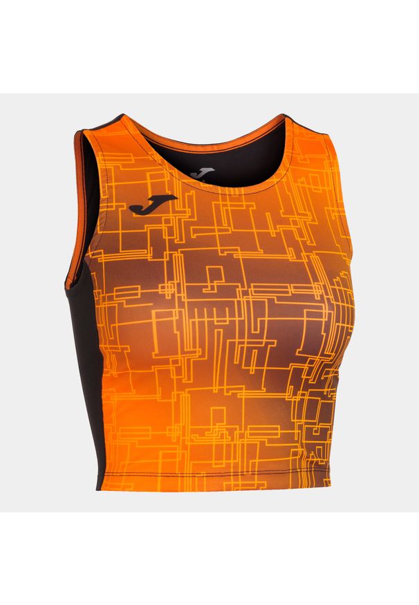 Tank top do biegania damski Joma Elite VIII. Kolor: pomarańczowy, wielokolorowy, czarny