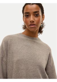 Vero Moda Sweter Boom 10320463 Szary Loose Fit. Kolor: szary. Materiał: syntetyk #6