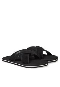 Jack & Jones - Jack&Jones Klapki Jfwkriskros 12274562 Czarny. Kolor: czarny. Materiał: materiał #4