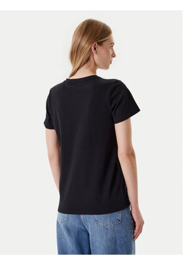 Guess T-Shirt W5YI38 I3Z14 Czarny Regular Fit. Kolor: czarny. Materiał: bawełna
