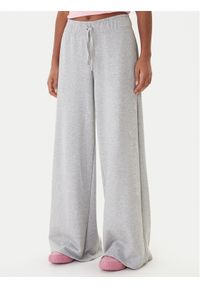 Juicy Couture Spodnie dresowe Annen JCWBJ225320 Szary Wide Leg. Kolor: szary. Materiał: syntetyk #1