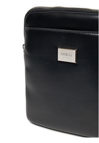 Guess Saszetka HMMILI P4423 Czarny. Kolor: czarny. Materiał: skóra