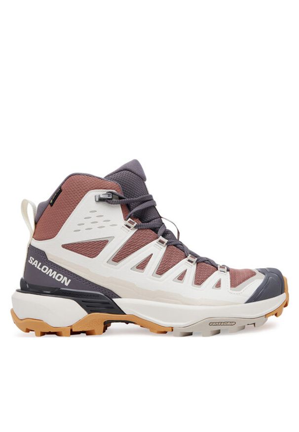 salomon - Salomon Trekkingi X Ultra 360 Edge Mid Gore-Tex L47816400 Różowy. Kolor: różowy. Materiał: materiał