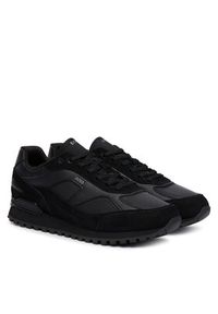 BOSS Sneakersy Parkour-L 50568929 Czarny. Kolor: czarny. Materiał: skóra, zamsz #3