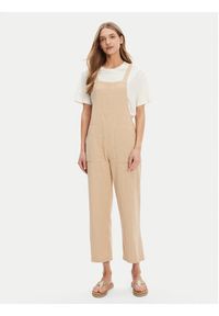 Billabong Ogrodniczki ABJWD00686 Beżowy Regular Fit. Kolor: beżowy. Materiał: bawełna #4
