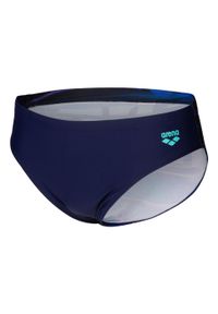 Kąpielówki Arena Flow Swim Briefs. Kolor: wielokolorowy, niebieski, fioletowy