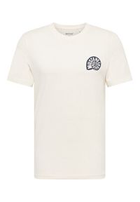 Mustang T-Shirt Austin 1016489 Écru Regular Fit. Kolor: kremowy. Materiał: bawełna #3