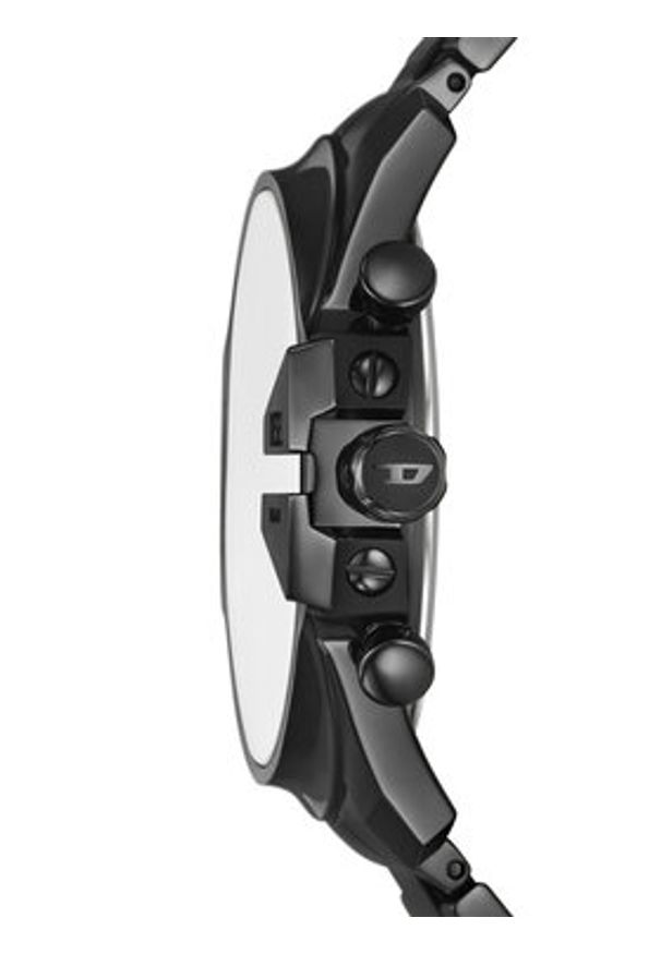 Diesel Zegarek Mega Chief Slim DZ4689 Czarny. Kolor: czarny