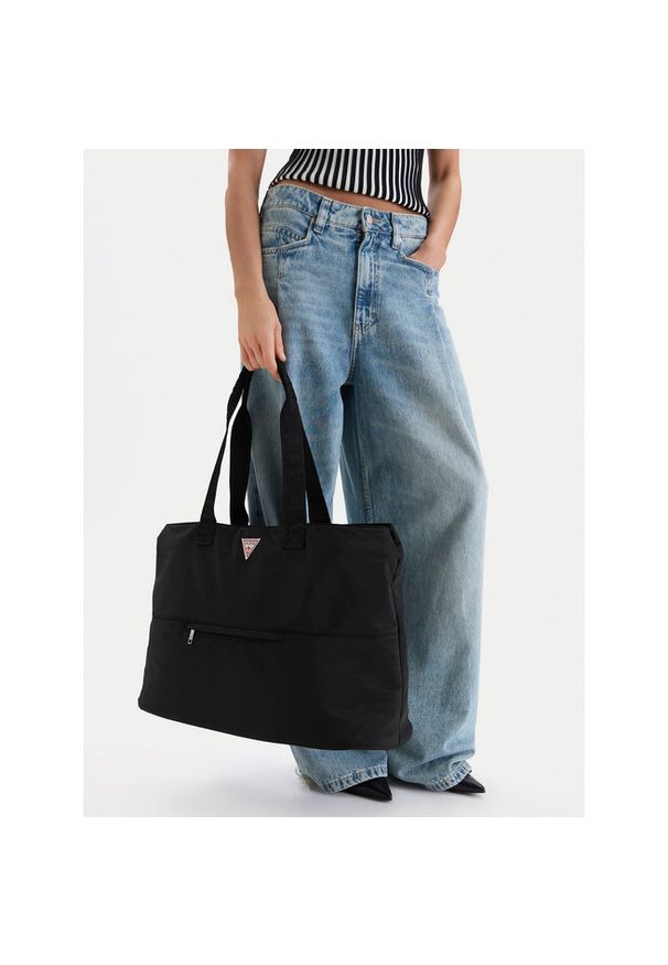 Torebka Guess Jeans. Kolor: czarny