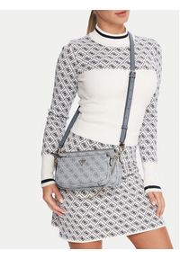 Guess Torebka Noelle II Mini HWBG96 72710 Niebieski. Kolor: niebieski. Materiał: skórzane #5