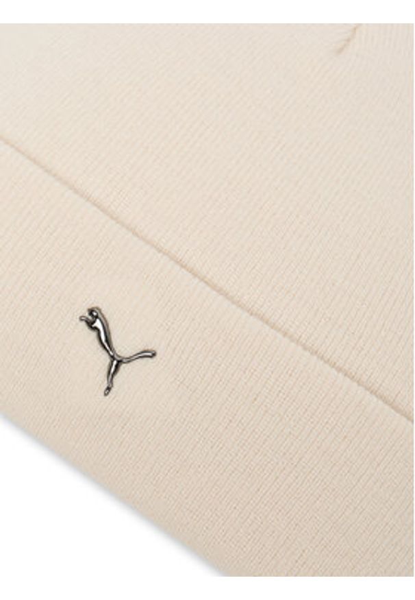 Puma Czapka Metal Puma Cat High Crown 264040 04 Écru. Kolor: kremowy. Materiał: akryl