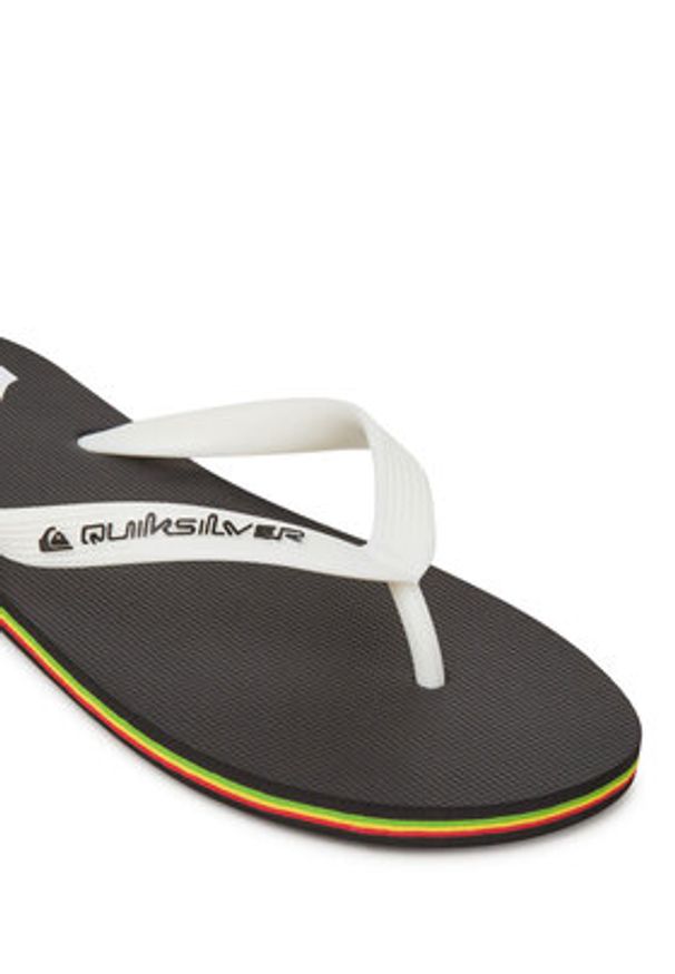 Quiksilver Japonki Molokai Core AQYL101325 Czarny. Kolor: czarny. Materiał: syntetyk