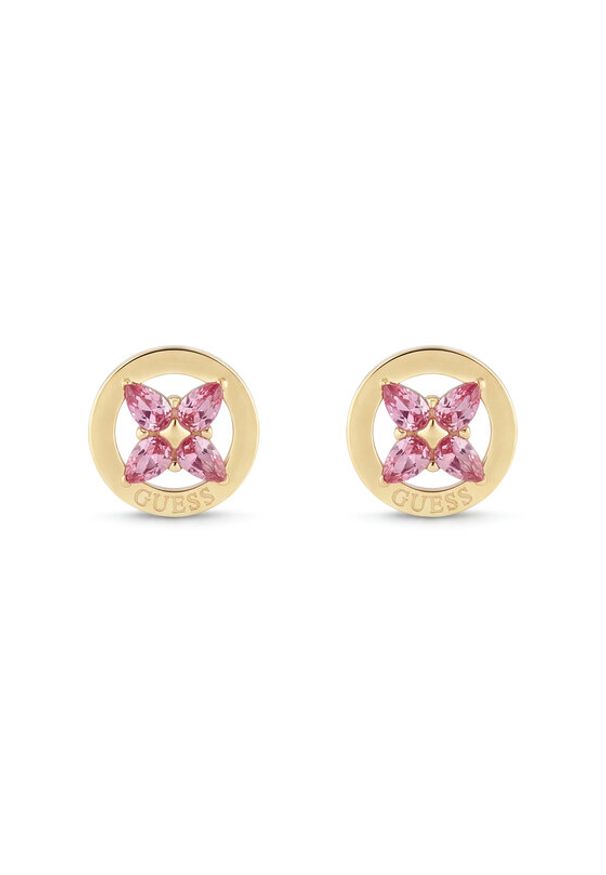 Guess Kolczyki JUBE06 040JW Złoty. Materiał: ze stali, ze stali nierdzewnej. Kolor: złoty