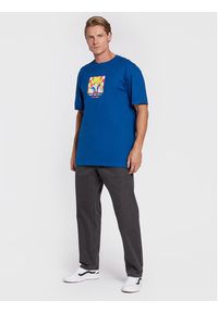 Vans T-Shirt SAILOR MOON Graphic VN0000A6 Niebieski Classic Fit. Kolor: niebieski. Materiał: bawełna