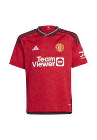 Adidas - Koszulka do piłki nożnej dla dzieci ADIDAS Manchester United sezon 2023/2024. Sport: piłka nożna #1