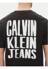 Calvin Klein Jeans T-Shirt Painted J30J327523 Czarny Regular Fit. Kolor: czarny. Materiał: bawełna #5