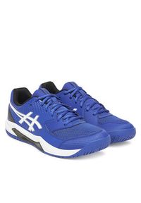 Asics Buty do tenisa Gel-Dedicate 8 1041A408 Granatowy. Kolor: niebieski. Materiał: skóra. Sport: tenis