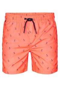 Petrol Industries Szorty kąpielowe M-1050-SWS951 Pomarańczowy Regular Fit. Kolor: pomarańczowy. Materiał: syntetyk #6