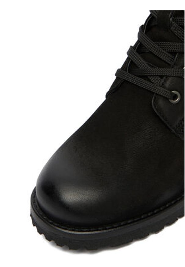 Lasocki Trzewiki CEO-WI23-TR24-05 Czarny. Kolor: czarny. Materiał: nubuk, skóra