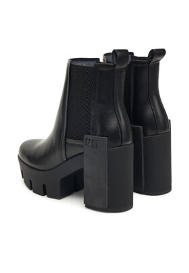 United Nude Botki Grip Chelsea Mid IV 109590116 Czarny. Kolor: czarny. Materiał: skóra