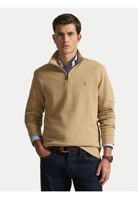 Polo Ralph Lauren Sweter 710P07411006 Beżowy Regular Fit. Typ kołnierza: polo. Kolor: beżowy. Materiał: bawełna #1