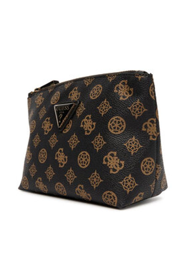 Guess Kosmetyczka TWHP74 52959 Czarny. Kolor: czarny. Materiał: skóra