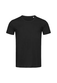 Stedman - Męska Koszulka Ben Z Okrągłym Dekoltem. Kolor: czarny. Sport: turystyka piesza #1