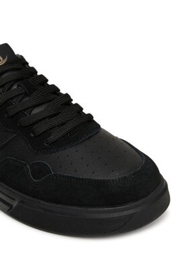 Just Cavalli Sneakersy 78QA3SB4 ZPA93 Czarny. Kolor: czarny. Materiał: skóra
