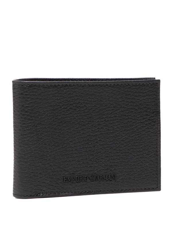Zestaw portfel i etui na karty Emporio Armani. Kolor: czarny
