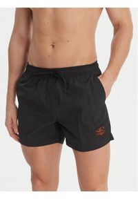 Hugo - HUGO Szorty kąpielowe Dominica 50493450 Czarny Regular Fit. Kolor: czarny. Materiał: syntetyk #1