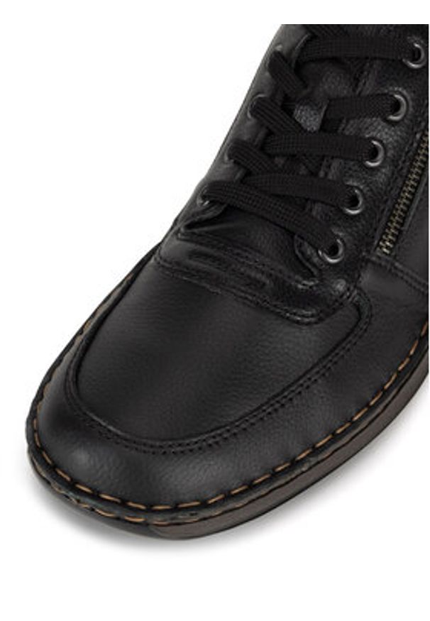 Rieker Półbuty 05228-00 Czarny. Kolor: czarny. Materiał: skóra