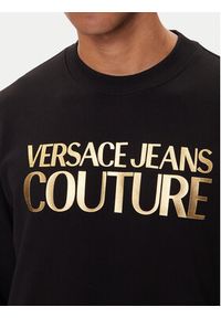 Versace Jeans Couture Bluza 79GAIT05 Czarny Regular Fit. Kolor: czarny. Materiał: bawełna #4