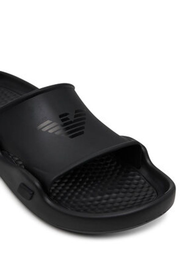 Emporio Armani Klapki XVPS15 XD444 Q781 Czarny. Kolor: czarny