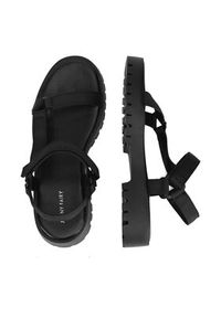 Jenny Fairy Sandały JD23-0417-56 Czarny. Kolor: czarny. Materiał: materiał #2