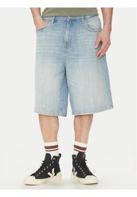 Only & Sons Szorty jeansowe Carl 22032958 Niebieski Balloon Fit. Kolor: niebieski. Materiał: bawełna