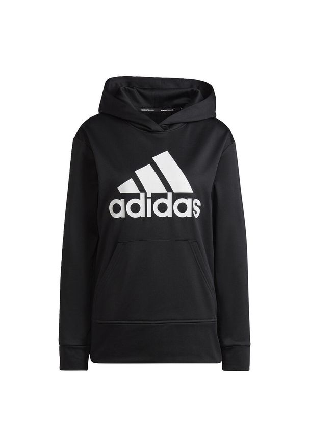 Adidas - Bluza z dużym logo adidas Aeroready. Kolor: biały, czarny, wielokolorowy. Sport: fitness